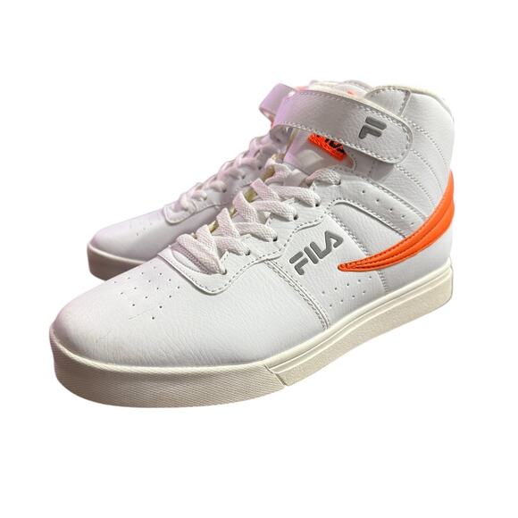 Fila Vulc 13 Reflective High-Top Sneaker Shoes Men's US 9 | EUR 42 White w/ Box - Picture 5 of 9